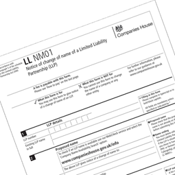LLNM01 Name Change Electronic Certificate